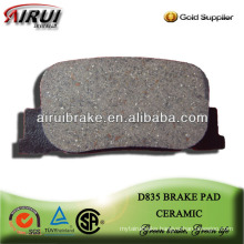 D835 high quality brake pad